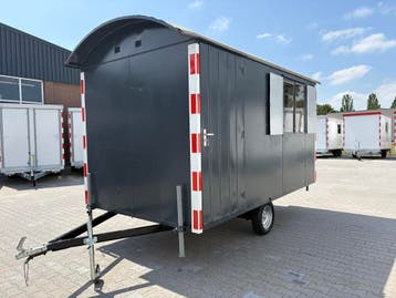 Schaftwagen 4 x 2 mtr  langzaamverkeer met berging, Ophalen of Verzenden