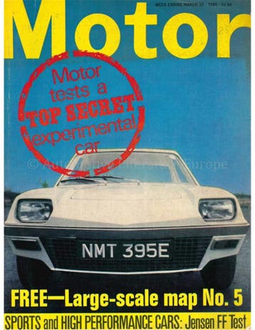 1968 MOTOR MAGAZINE 3432 ENGELS, Nieuw, Author