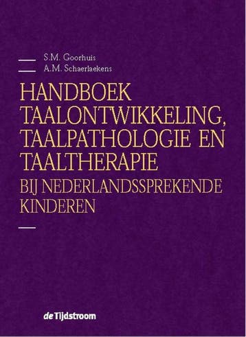 Handboek taalontwikkeling, taalpathologie en taaltherapie, Verzenden, Gelezen, Sieneke Goorhuis-Brouwer