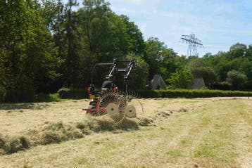 2 en 3 wiel acrobaat harken speciaal voor minitractoren, Veehouderij