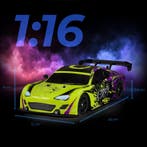 Overmax X-Drifty - R/C Auto 1:16 - 4WD - 40 Min Speeltijd -, Ophalen of Verzenden, Zo goed als nieuw