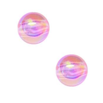 50 x Kinderkralen Acryl AB Glans Roze 6 mm (Acrylkralen), Ophalen of Verzenden, Nieuw, Kraal