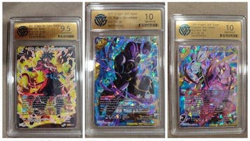 Bandai - 3 Graded card - Dragon Ball - CGC 10, Nieuw