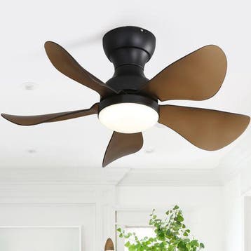 Plafondventilator met verlichting - Plafondlamp met ventilat, Witgoed en Apparatuur, Verzenden, Zo goed als nieuw