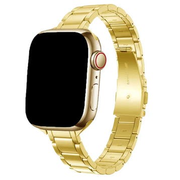 Apple Watch bandje Noor - staal - goud - goud / 38 · 40 ·, Verzenden, Nieuw