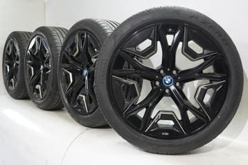 BMW iX i20 1020 22 inch velgen Pirelli Zomerbanden Origineel, Auto-onderdelen, Banden en Velgen, Gebruikt, Velg(en), Overige maten