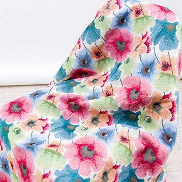 BA255 - Gobelinweefsel “Floral Mosaic” - Meubelstof - 300 cm