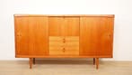 Vintage kast | Deens Highboard | Schuifdeuren | Bramin | 225, Ophalen of Verzenden, Nieuw