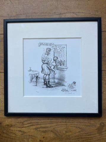 Robert Crumb (1943) - Pizza Restaurant, Nieuw