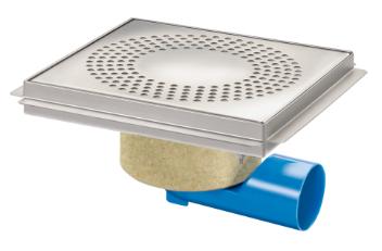 Afvoerput | RVS | 75l/min | 300 x 300 mm HorecaTraders, Verzenden, Nieuw in verpakking