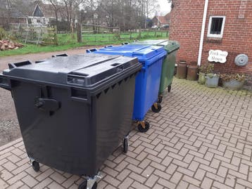 1100 liter afvalcontainers, Ophalen of Verzenden, Nieuw, Kunststof