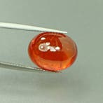 1 pcs Oranje Granaat - 15.44 ct - nternational Colored, Nieuw