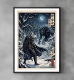 Sato Hageshi - Winter Hunt – The Witcher - Pop Art - Signed, Nieuw