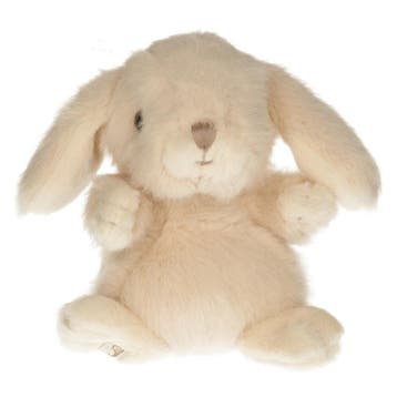 Bukowski konijn knuffel - crème wit - zittend - 15 cm, Verzenden, Nieuw