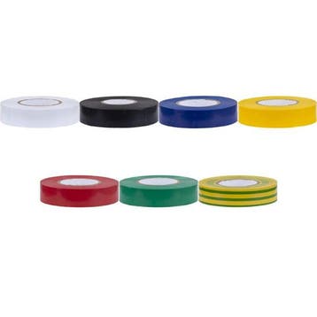 Isolatietape - Yurga - 7 Kleuren - 20mmx18m, Ophalen of Verzenden, Nieuw, Overige materialen