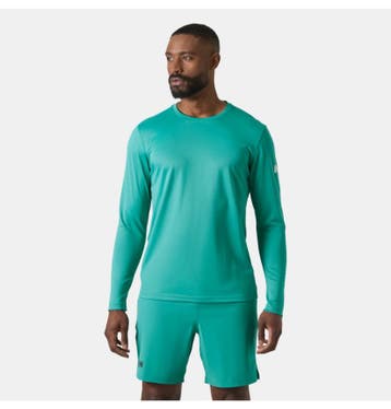 Helly Hansen Crew Shirt met Lange Mouwen | Heren | Donkergro, Ophalen of Verzenden, Nieuw, Helly Hansen