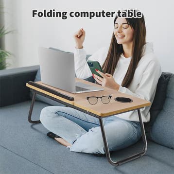 Opklapbare Laptoptafel voor Bed & Bank - In Hoogte Verstelba, Verzenden, Nieuw