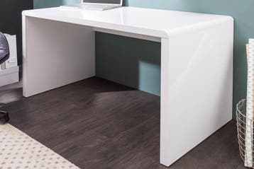 Design bureau FAST TRADE 120cm witte hoogglans bureautafel -, Ophalen of Verzenden, Nieuw