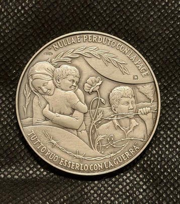 Paus Franciscus - Pontificiële Medaille 6e Jaar - .980