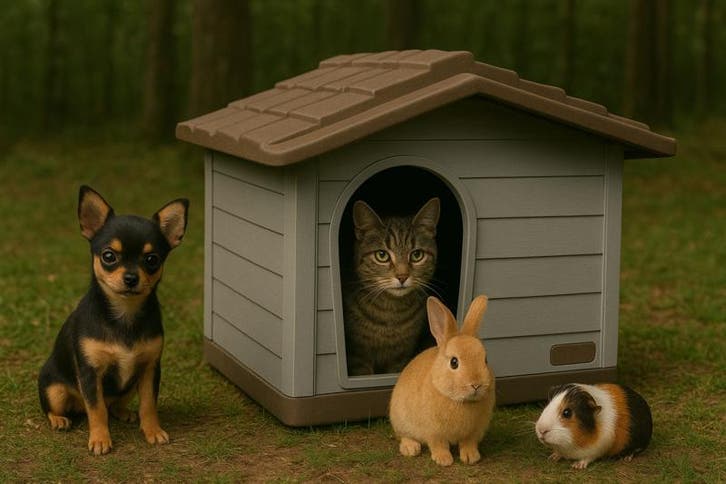 caviahok - knaagdierhuis - Konijnenhok - Knaagdierenhok, Dieren en Toebehoren, Knaagdieren en Konijnen | Hokken en Kooien, Minder dan 60 cm