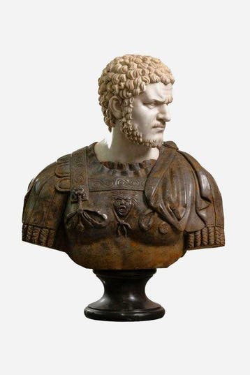 sculptuur, Busto di imperatore Caracalla - 83 cm - Marmer