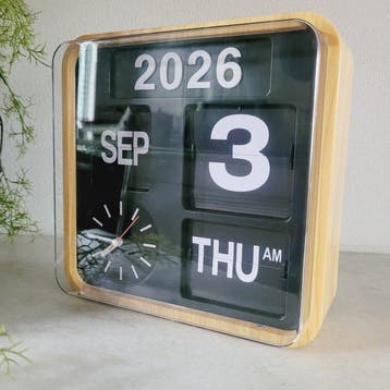 Klok - Karlsson - Hout & Kunststof - 2000-2020 - Flip Klok