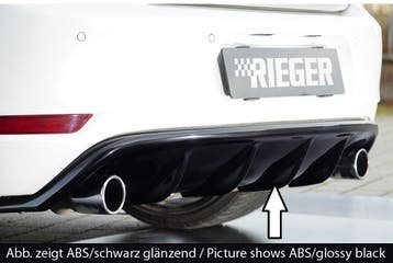 Rieger diffuser | Golf 6 GTI - 3-drs., 5-drs., Cabrio | stuk, Verzenden, Nieuw, Volkswagen