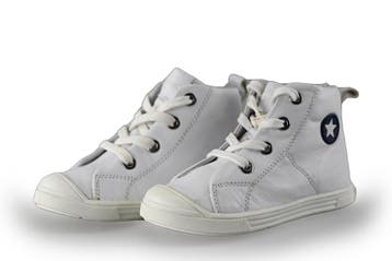 Jopper Hoge sneakers Jongens in maat 24 Wit, Verzenden, Schoenen, Zo goed als nieuw, Jongen of Meisje