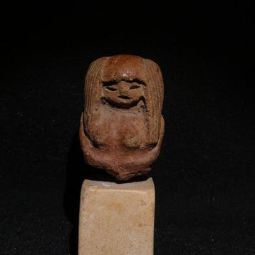 Valdivia, Ecuador, Terracotta Idool: Mooie Venus-figuur. 6,5