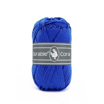 Durable Coral 2110 Royal - Haakgaren / Breigaren, Ophalen of Verzenden, Nieuw, Breien of Haken, Wol of Garen