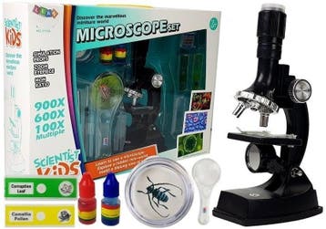 Educatief speelgoed microscoop - Tweedekansje OP=OP, Ophalen of Verzenden, Zo goed als nieuw, Elektronica, Met licht