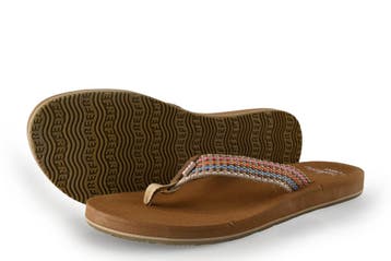 Reef Slippers in maat 40 Beige, Slippers, Verzenden, Beige, Zo goed als nieuw