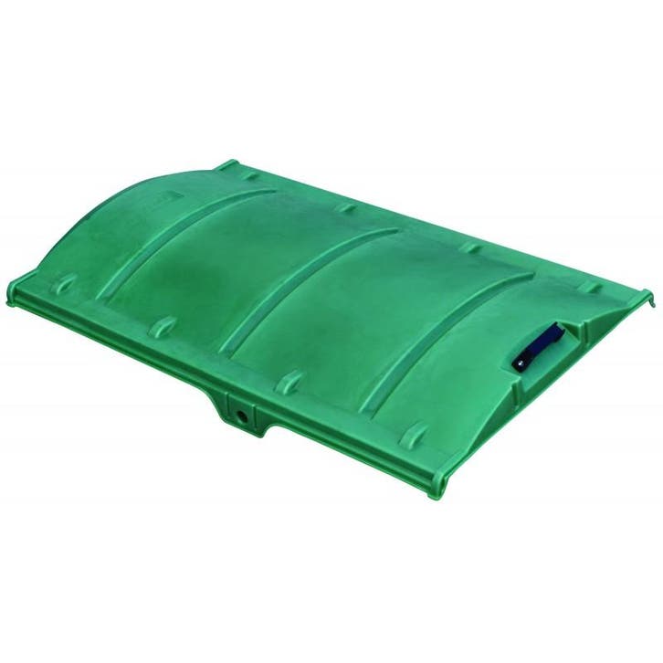 Schuifdeksel tbv halfpipe voerwagen 350 liter groen, Dieren en Toebehoren, Paarden en Pony's | Overige Paardenspullen, Nieuw, Ophalen of Verzenden