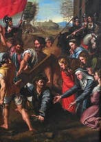 Italiaanse school (XIX), Naar - Op weg naar de calvarieberg