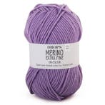 DROPS Merino Extra Fine Uni Colour - 22 lila - Wol Garen, Hobby en Vrije tijd, Breien en Haken, Ophalen of Verzenden, Nieuw
