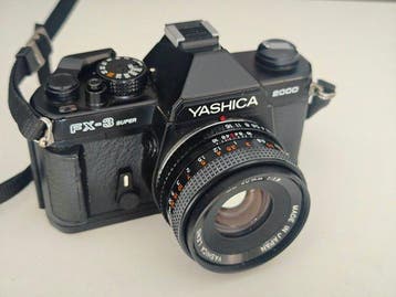 Yashica FX-3 Super 2000 + ML 50mm 1:1.9 Analoge camera, Nieuw