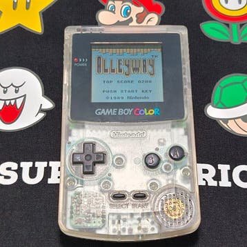 Nintendo - Gameboy Color - Clear (JPN CGB-001) + Alleyway -, Nieuw