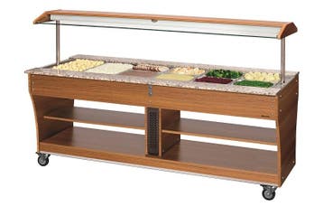 Bartscher Buffetwagen| Warm | Voor 6x 1/1 GN Bakken, Verzenden, Nieuw in verpakking