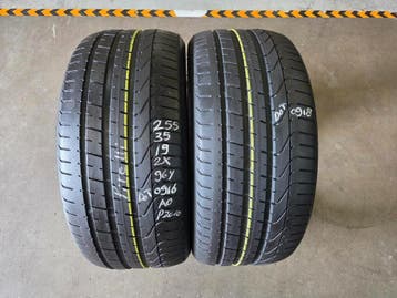 255/35/19 96Y AO PIRELLI ZOMERBANDEN 6,5MM PROFIEL 2X, Auto-onderdelen, Banden en Velgen, Gebruikt, 255 mm, Band(en), Personenwagen