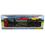 2-Play Die-cast Vrachtwagen Transporter met Autos, 26cm, Ophalen of Verzenden, Nieuw