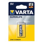 Varta 9V batterij - zinkkoolstof - 380 mAh - betrouwbare..., Ophalen of Verzenden, Nieuw