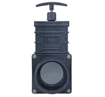 Pvc schuifkraan 90mm (Pvc materiaal), Verzenden, Nieuw, Overige typen