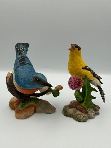 The Franklin Mint – 1986 - Beeldje, Eastern Bluebird &