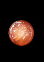 Sasanian agaat Stempel met liggende viervoeter (Zonder