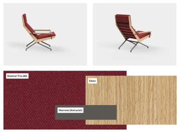 Fauteuil Lotus | Rob Parry Original | Sixty Fruits | Vintage, Huis en Inrichting, Fauteuils, Nieuw, 75 tot 100 cm, Ophalen of Verzenden