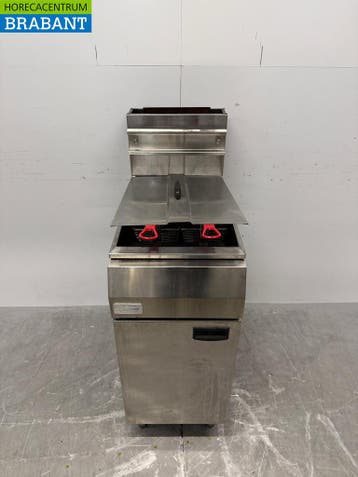 RVS Combisteel Friteuse 21 liter GAS Horeca, Ophalen of Verzenden, Gebruikt