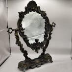 Tafelspiegel - Brons - Vintage Barokspiegel, Antiek en Kunst