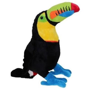 Pluche toekan knuffel - tropische vogel - 37 cm, Verzenden, Nieuw