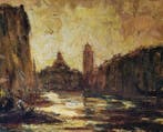 Alessandro Lupo (1876-1953) - Paesaggio, Antiek en Kunst, Kunst | Schilderijen | Klassiek