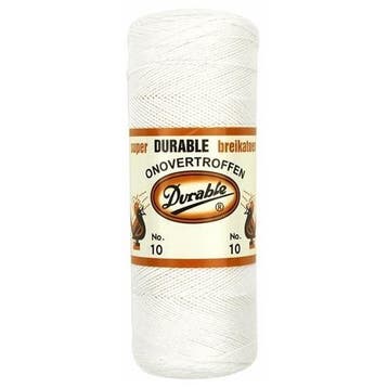 Durable Breikatoen 9 Wit - Haakgaren / Breigaren, Hobby en Vrije tijd, Breien en Haken, Ophalen of Verzenden, Nieuw, Breien of Haken